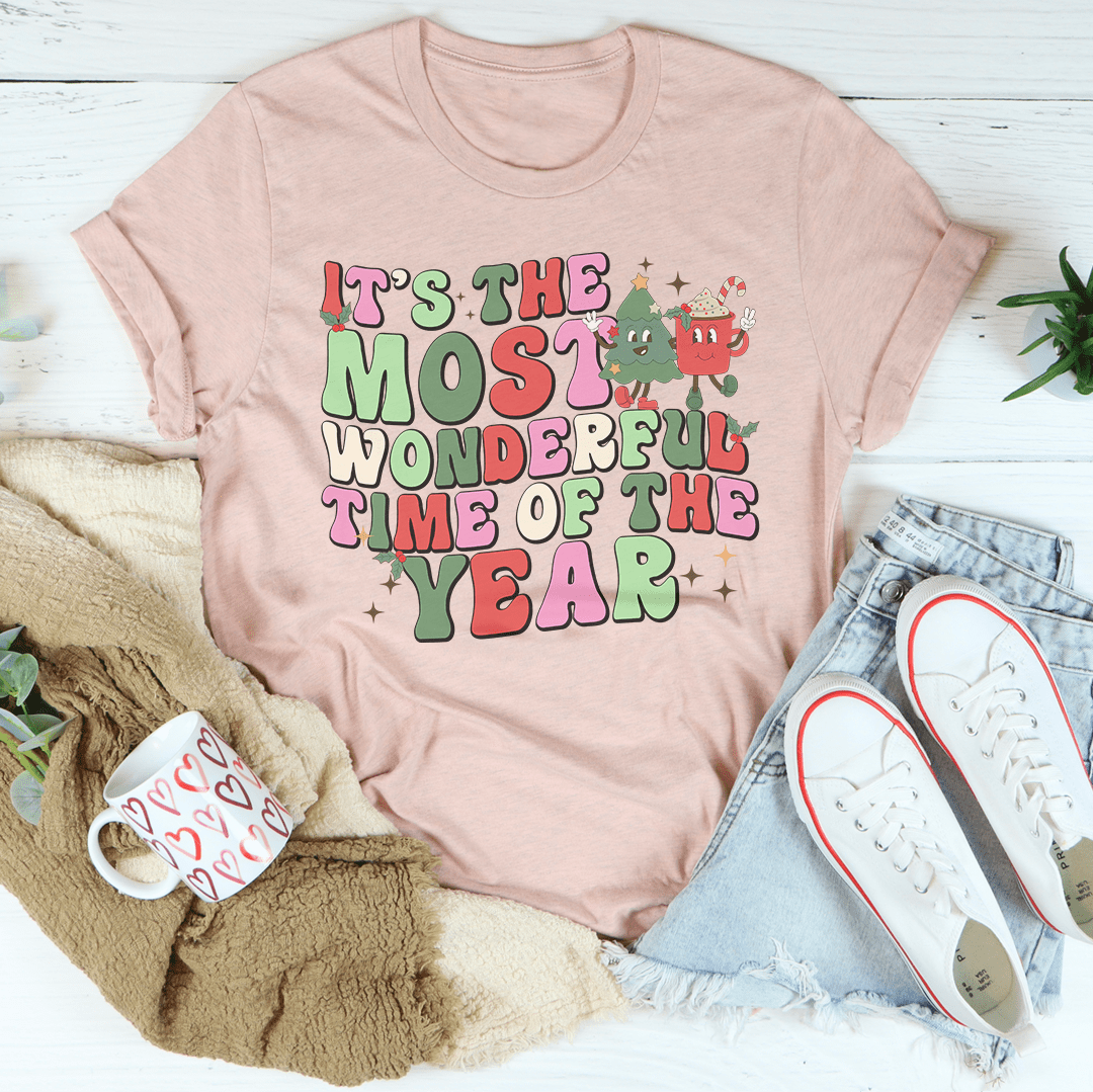 It's The Most Wonderful Time Of The Year Retro Tee-1
