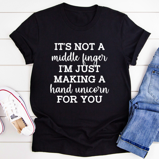 It's Not A Middle Finger T-Shirt-0