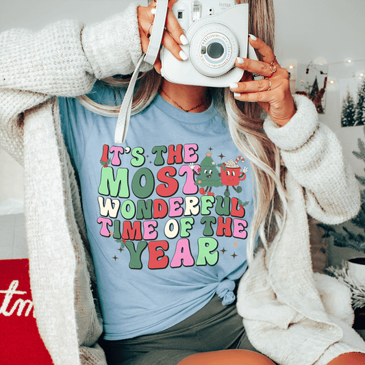 It's The Most Wonderful Time Of The Year Retro Tee-0