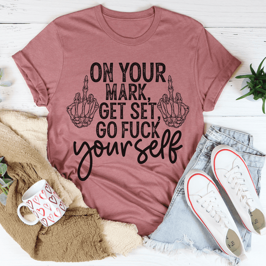 On Your Mark Get Set Tee-0