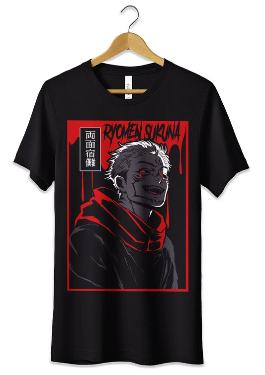 T-Shirt Maglietta Anime Jujutsu Kaisen Ryomen Sukuna-0