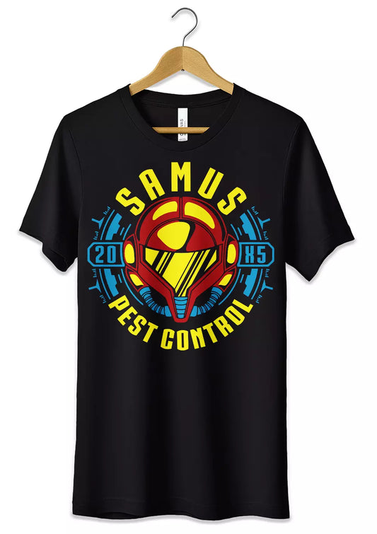 T-Shirt Maglietta Videogames Samus Pest Control-0