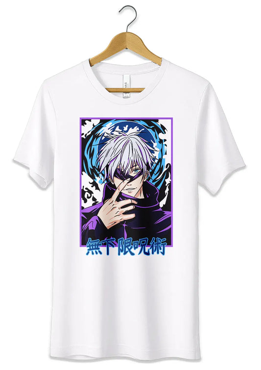 T-Shirt Maglietta Anime Jujutsu Kaisen Satoru Gojo-1