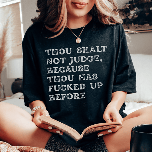Thou Shalt Not Judge Tee-1