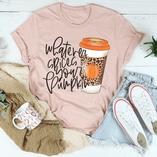 Whatever Spices Your Pumpkin Coffee T-Shirt-0
